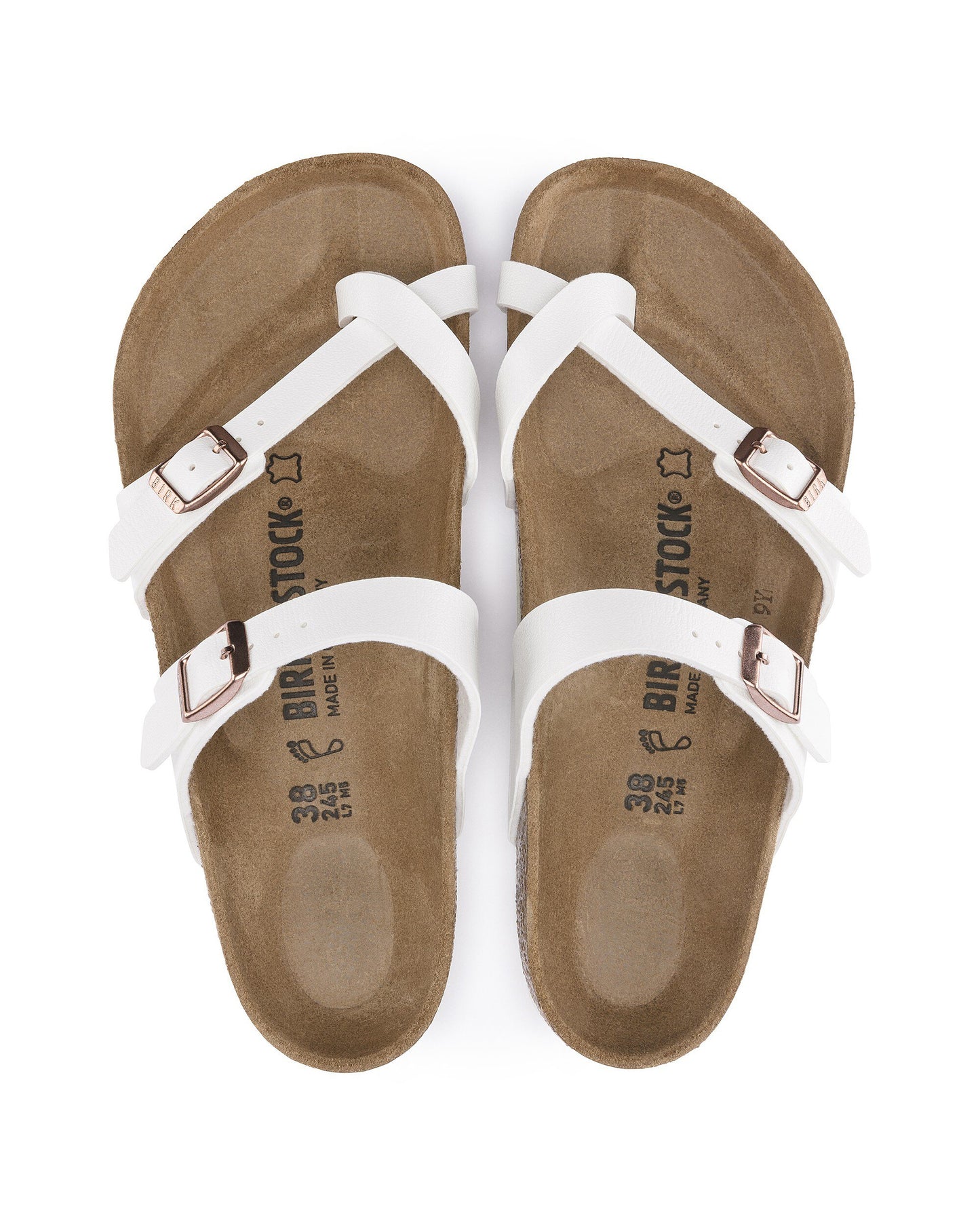 Birkenstock Mayari Birko Flor Womens Sandals - White