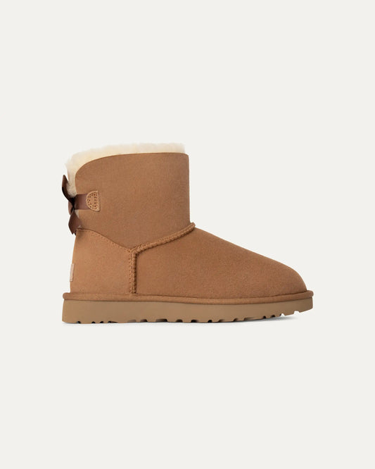 UGG Mini Bailey Bow II Womens Boots - Chestnut