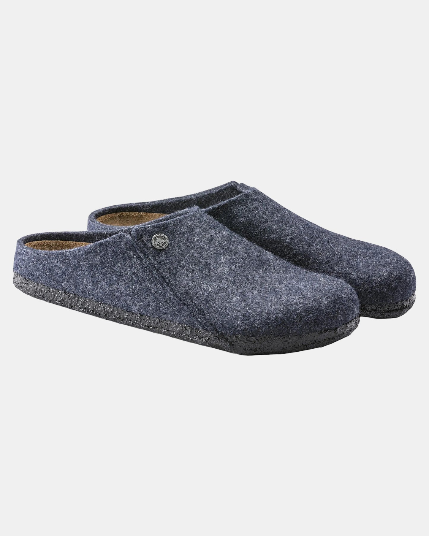 Birkenstock Zermatt Standard Wool Felt Unisex Clogs - Dark Blue