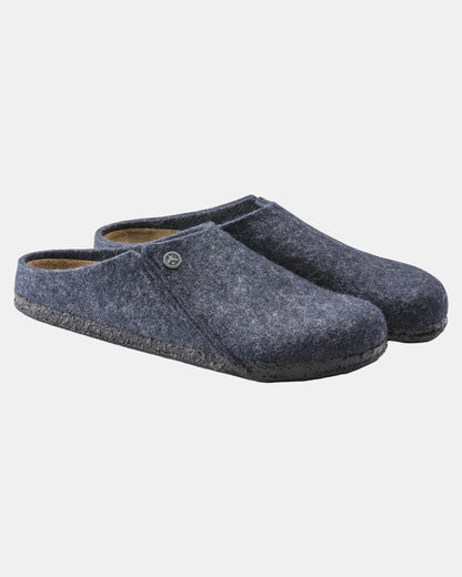 Birkenstock Zermatt Standard Wool Felt Unisex Clogs - Dark Blue