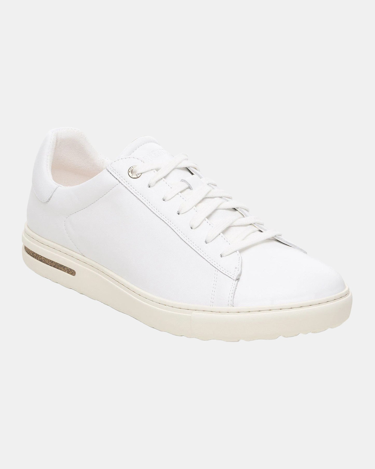 Birkenstock Bend Low Natural Leather Womens Trainers - White