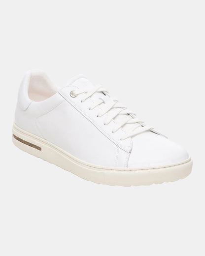 Birkenstock Bend Low Natural Leather Womens Trainers - White