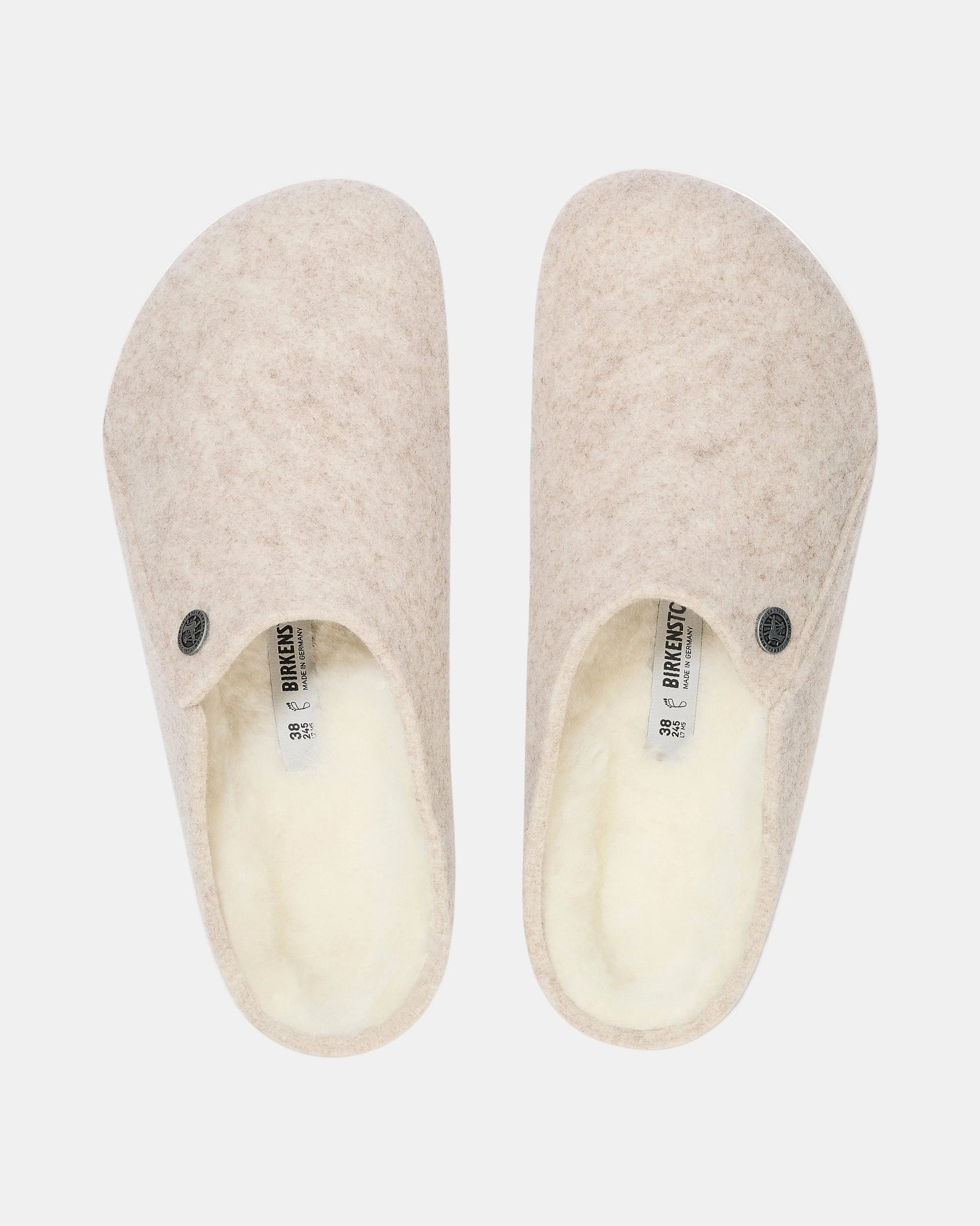 Birkenstock Zermatt Shearling FE Womens Clogs - Eggnog