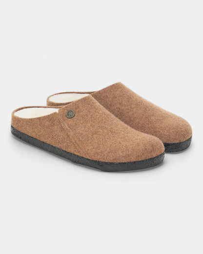 Birkenstock Zermatt Shearling FE Womens Clogs - Toffee Melange