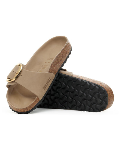 Birkenstock Madrid Big Buckle Oiled Leather Womens Sandals - Tobacco Brown