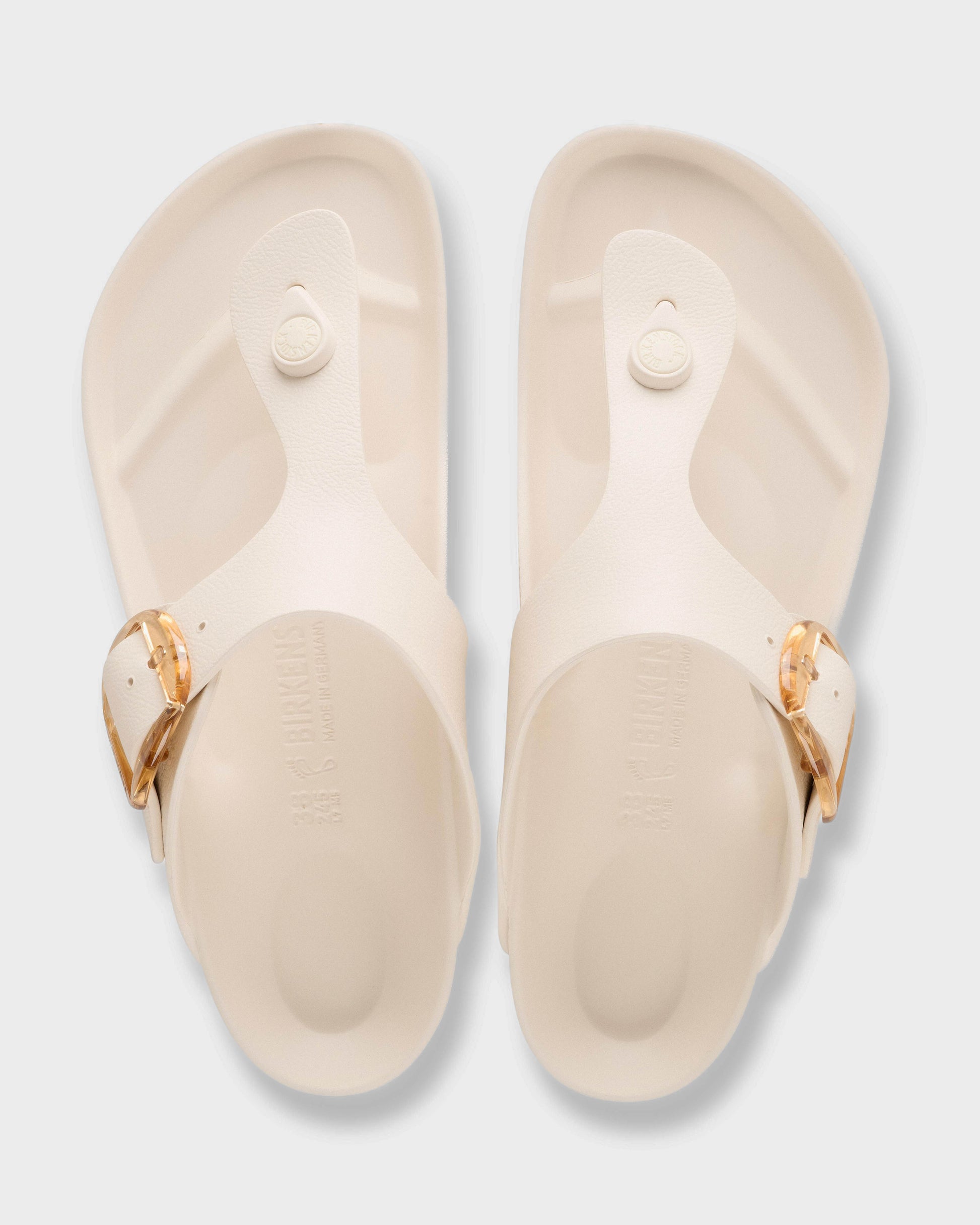 Birkenstock Gizeh Big Buckle EVA Womens Sandals - Eggshell | CHO | Designer Womens Sandals