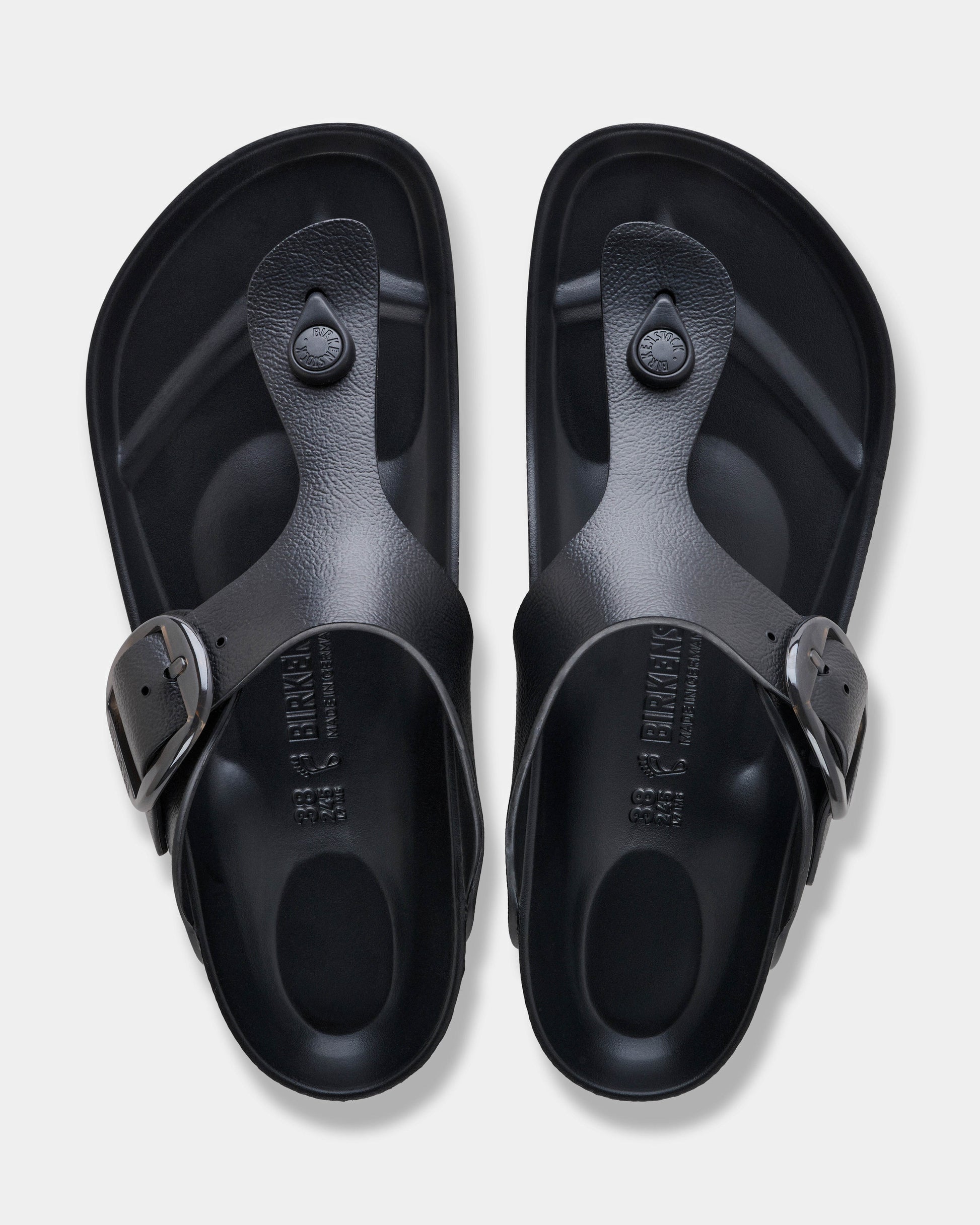 Birkenstock Gizeh Big Buckle EVA Womens Sandals - Black | CHO | Designer Womens Sandals