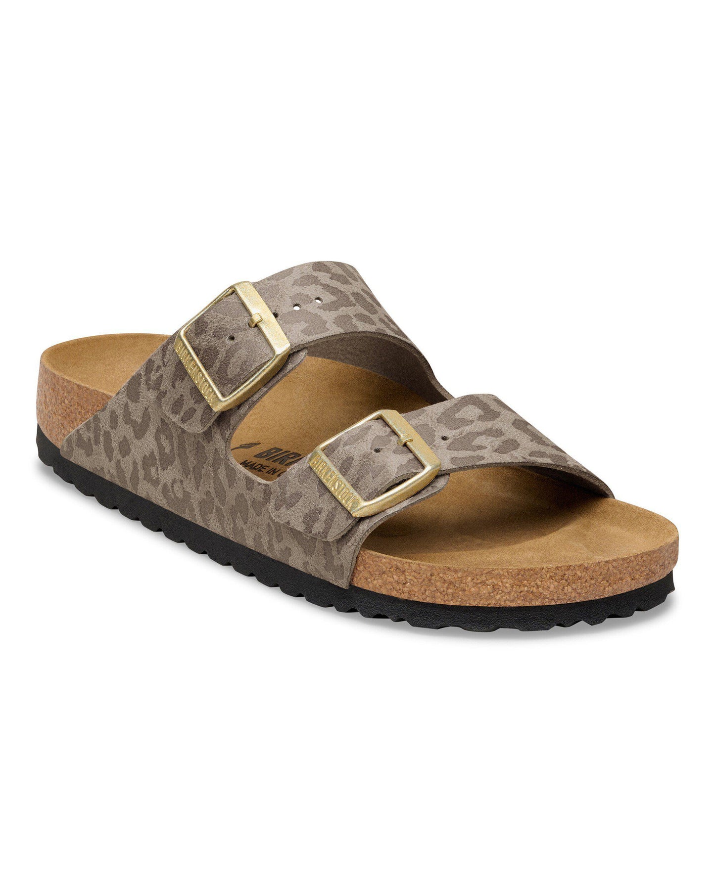 Birkenstock Arizona Synthetics Womens Sandals - Leo Grey Taupe