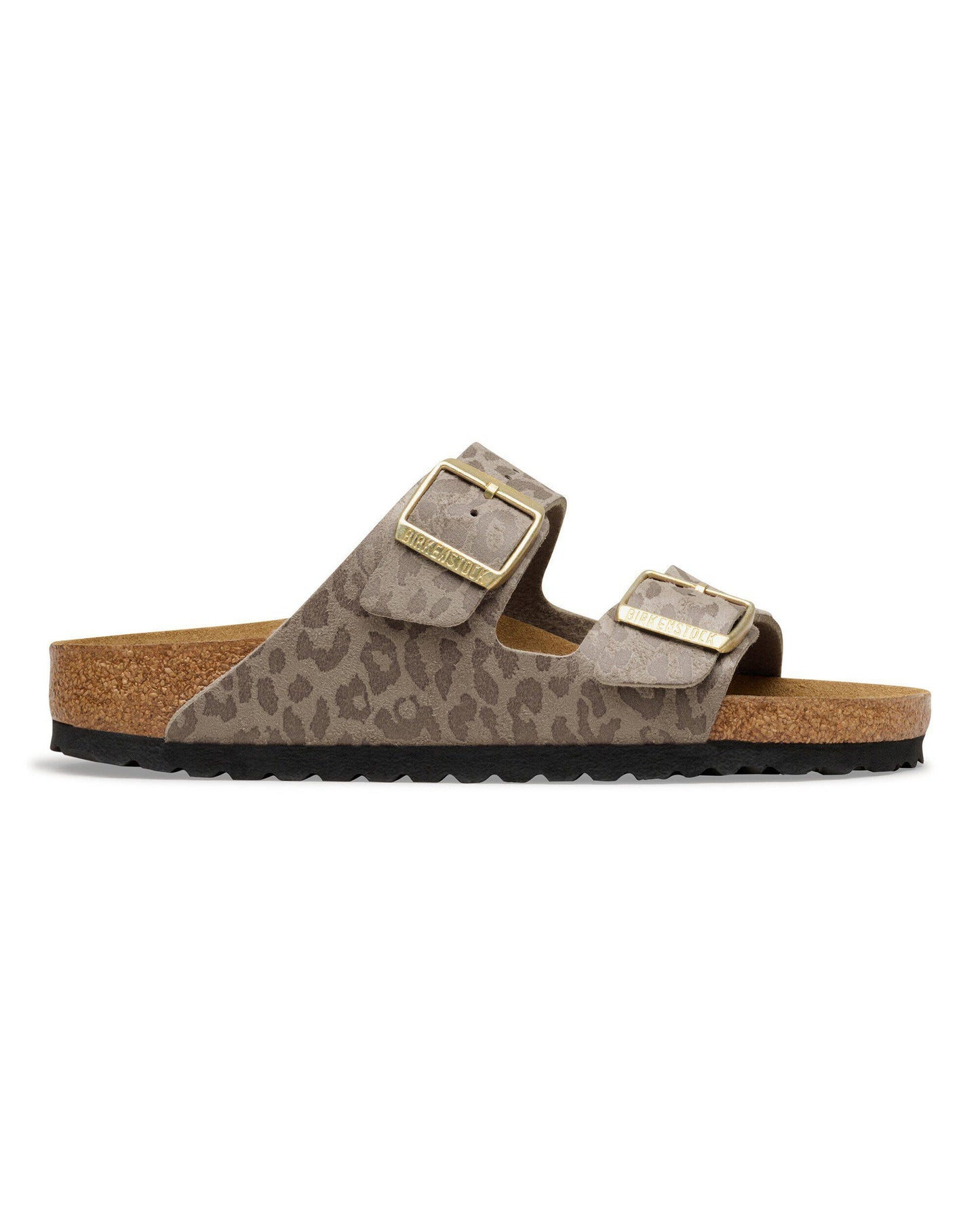 Birkenstock Arizona Synthetics Womens Sandals - Leo Grey Taupe