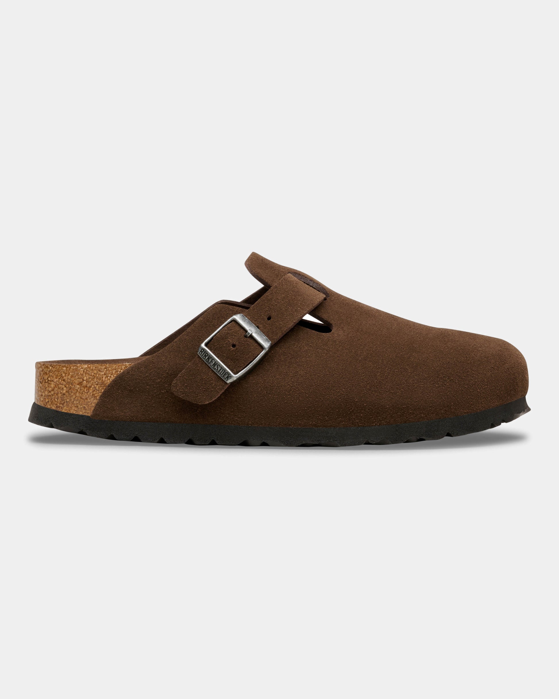 Birkenstock Boston Tonal Footbed Suede Leather Womens Clogs - Carafe Tonal FB | CHO | Designer Womens Clogs