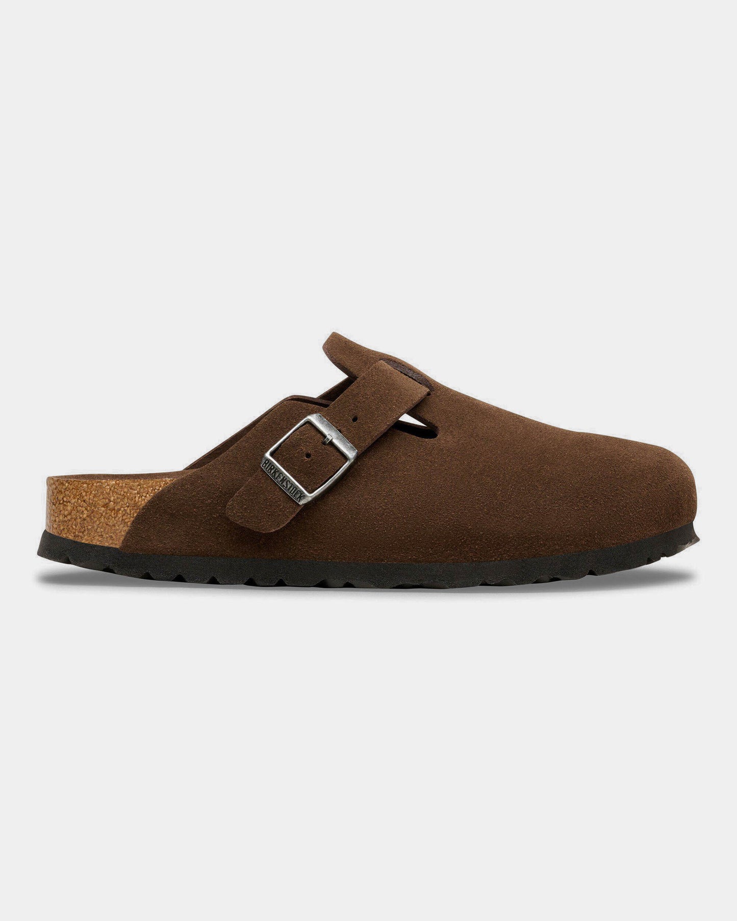 Birkenstock Boston Suede Leather Tonal Footbed Womens Clogs - Carafe | CHO | Designer Womens Sandals