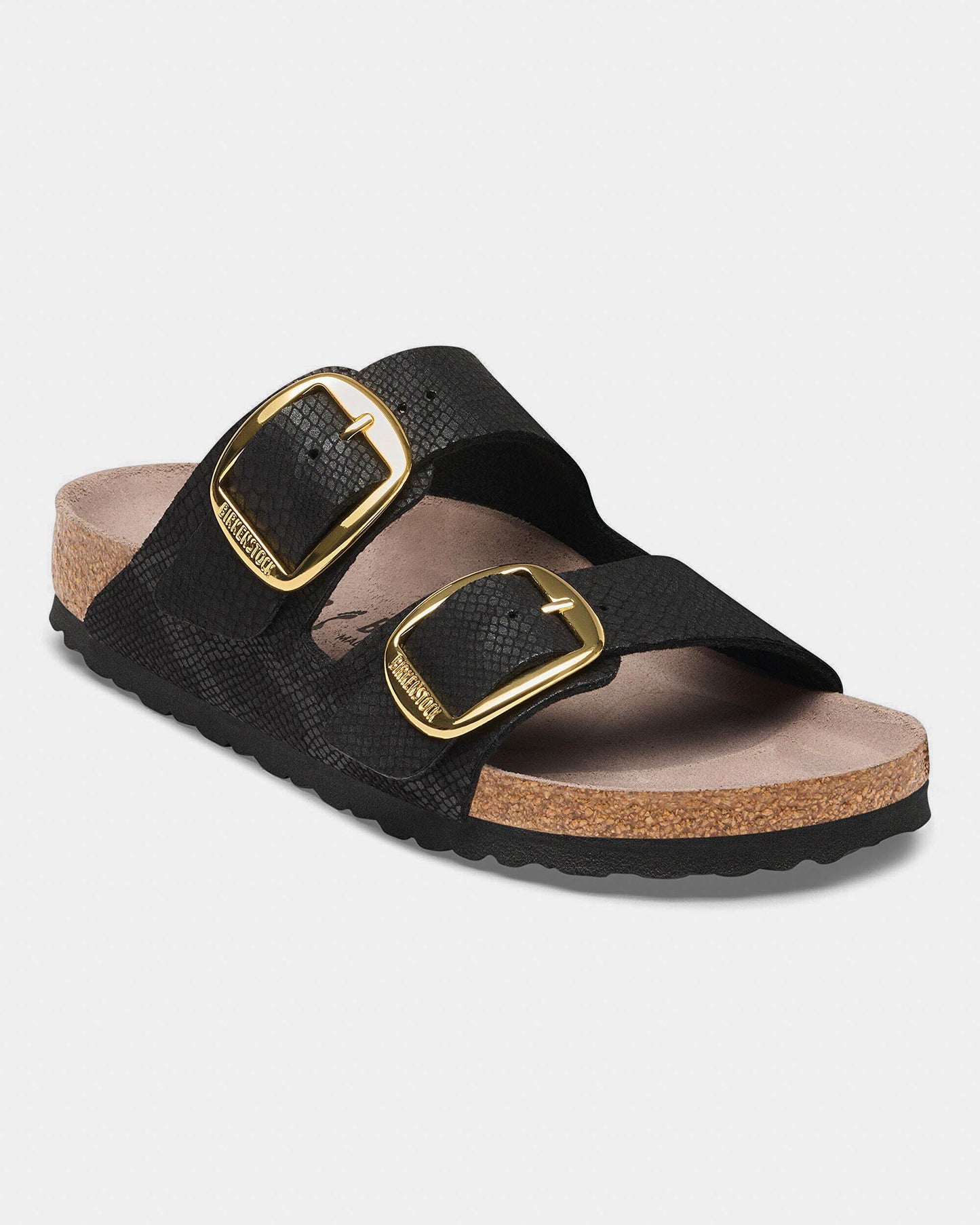 Birkenstock Arizona Big Buckle Synthetics Womens Sandals - Python Black