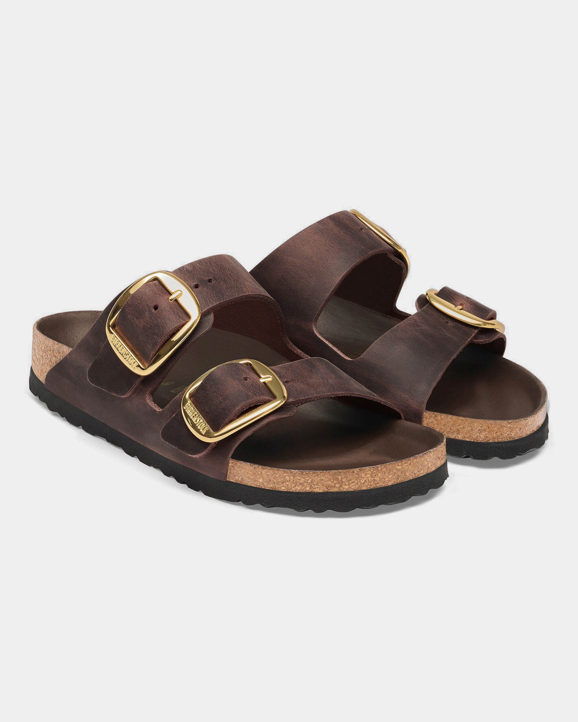 Birkenstock Arizona Big Buckle Oiled Leather Womens Sandals - Habana | CHO | Designer Womens Sandals