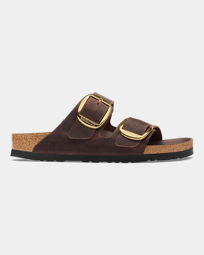 Birkenstock Arizona Big Buckle Oiled Leather Womens Sandals - Habana | CHO | Designer Womens Sandals