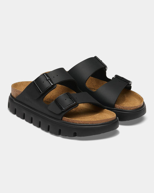 Birkenstock Papillio Arizona Chunky Birko-Flor Womens Sandals - Black, Pair