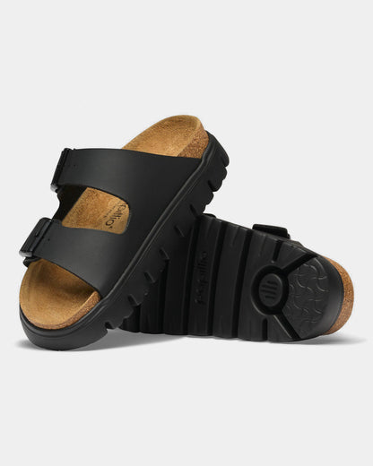 Birkenstock Papillio Arizona Chunky Birko-Flor Womens Sandals - Black, Sole