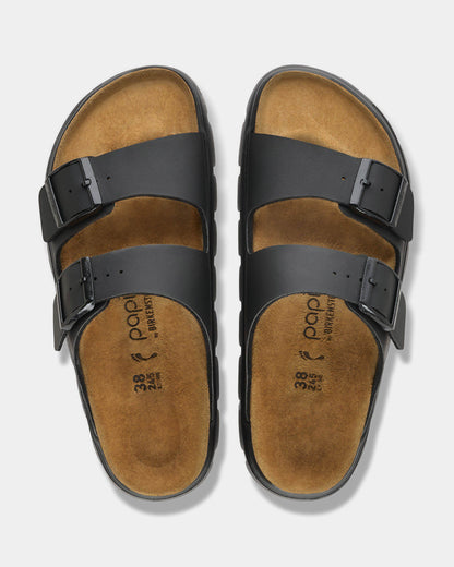 Birkenstock Papillio Arizona Chunky Birko-Flor Womens Sandals - Black, Top