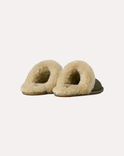 UGG Scuffette II Womens Slipper - Moss Green / Muted Brass