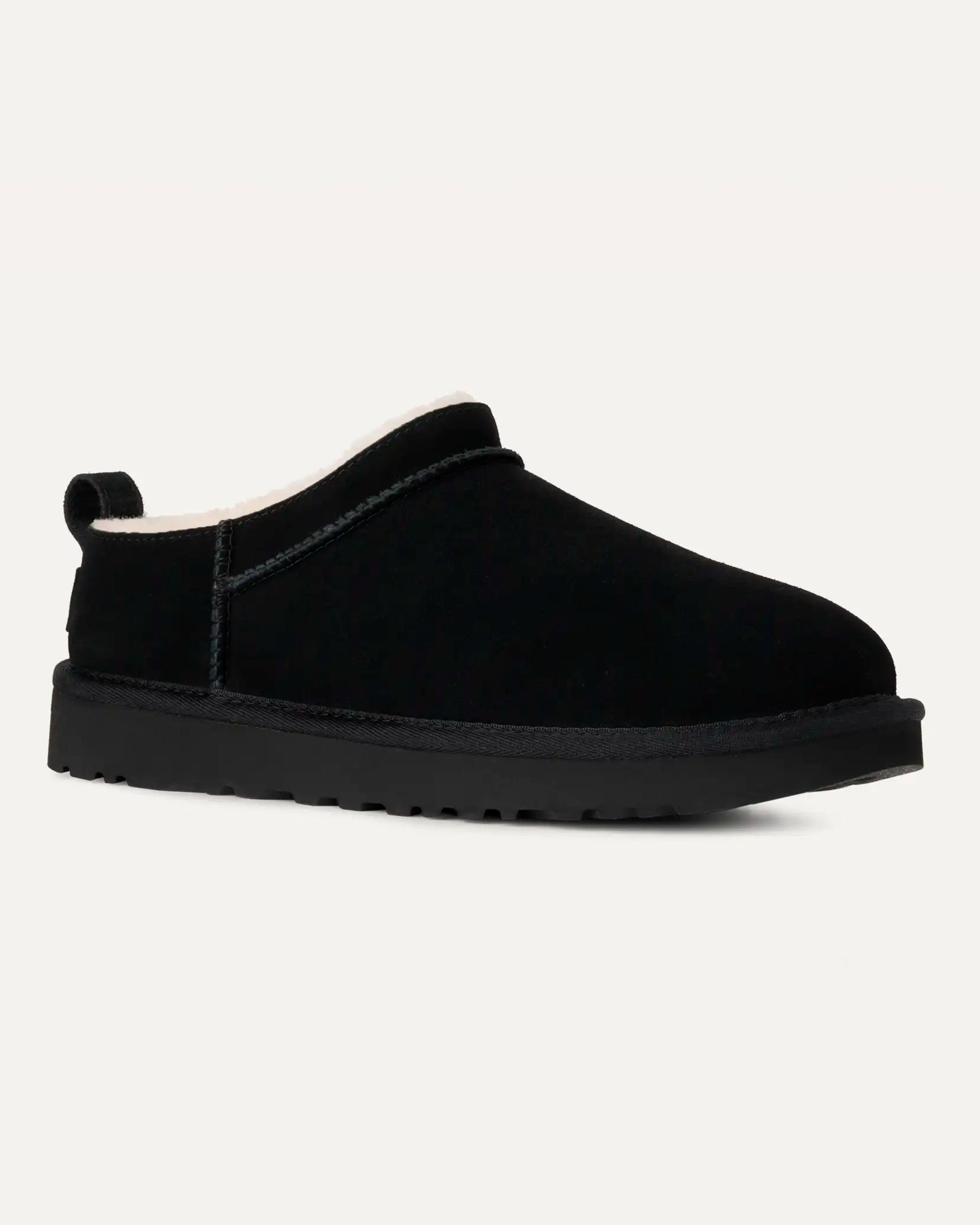 UGG Classic Micro Womens Boots in Black - Right side