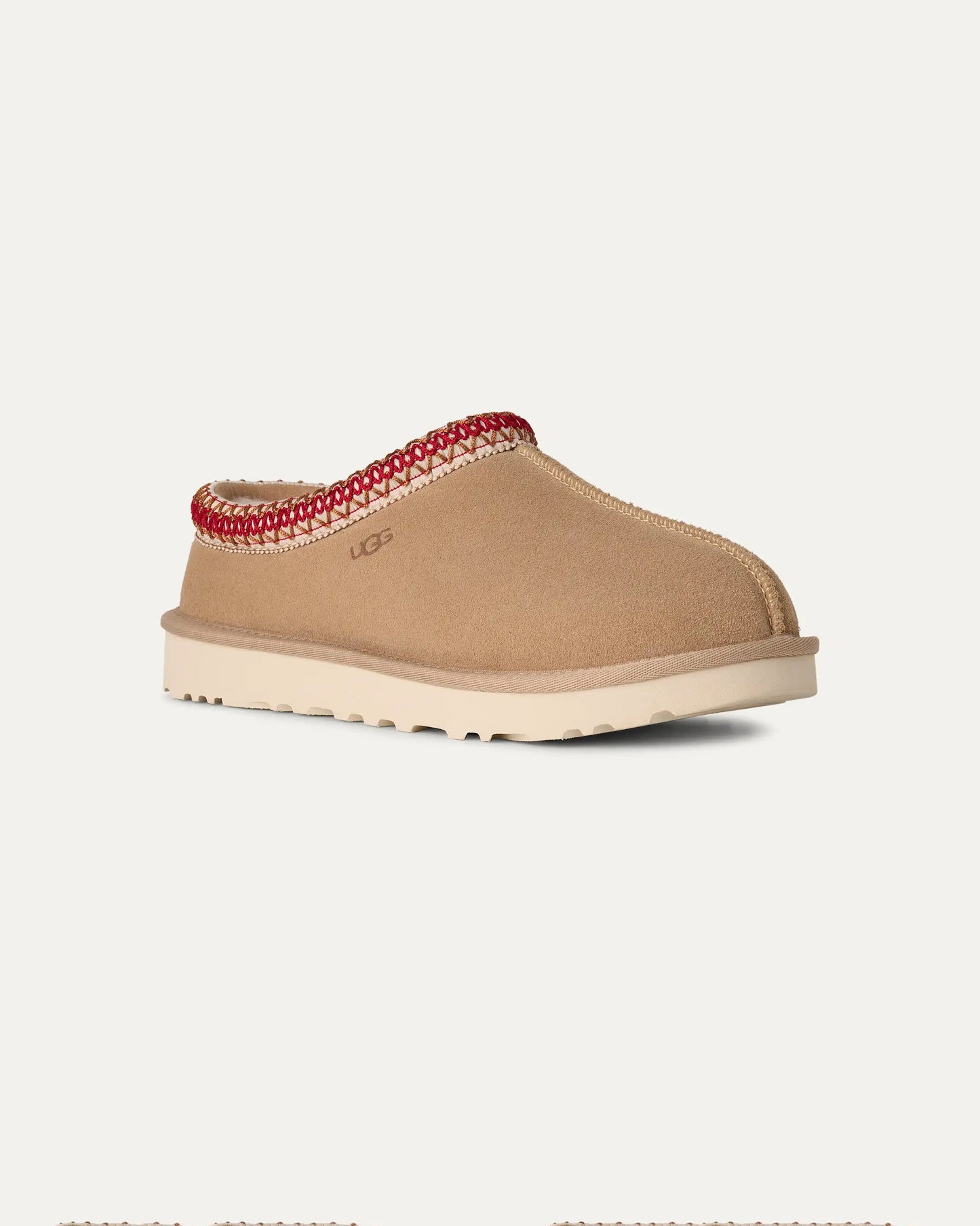 UGG Tasman II Womens Slippers - Sand/Dark Cherry - CHO - Designer Womens Slippers