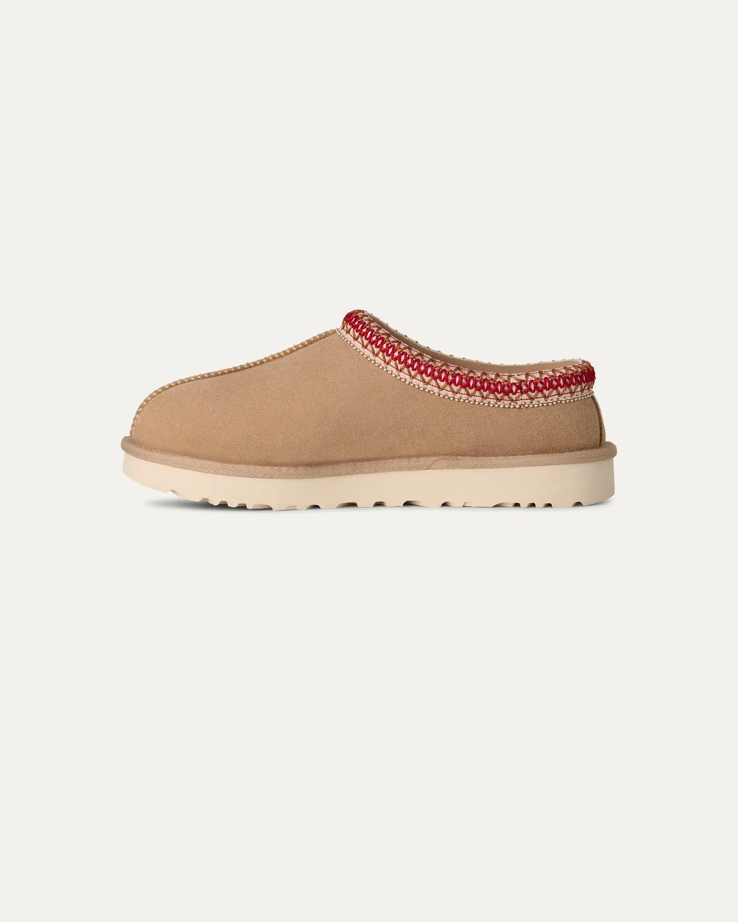 UGG Tasman II Womens Slippers - Sand/Dark Cherry - CHO - Designer Womens Slippers