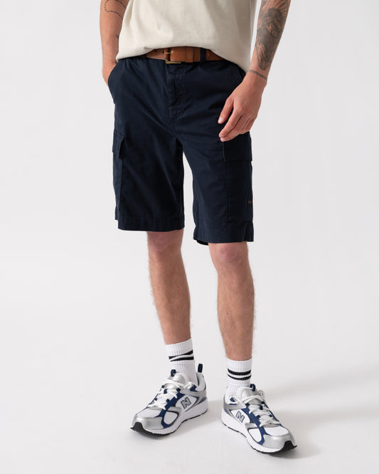 BOSS Orange Sisla Mens Cargo Shorts - Dark Blue 404