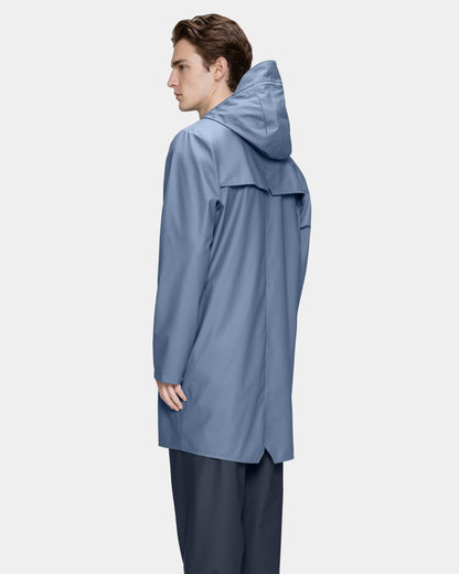 Rains Long Unisex Jacket - 172 Blue Dusk