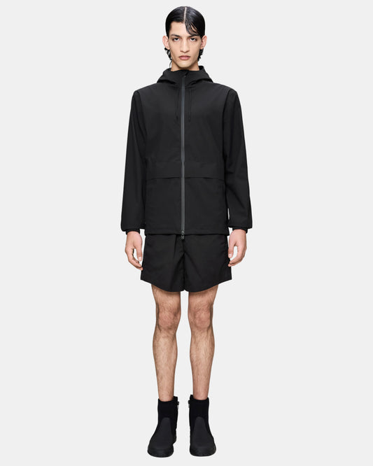Rains Suva Hardshell Pocket Jacket - 01 Black