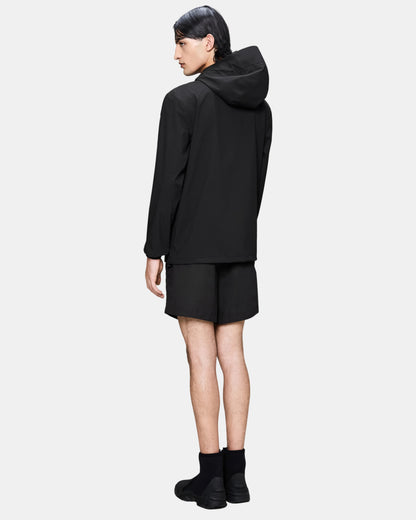 Rains Suva Hardshell Pocket Jacket - 01 Black | CHO | Designer Unisex Jackets