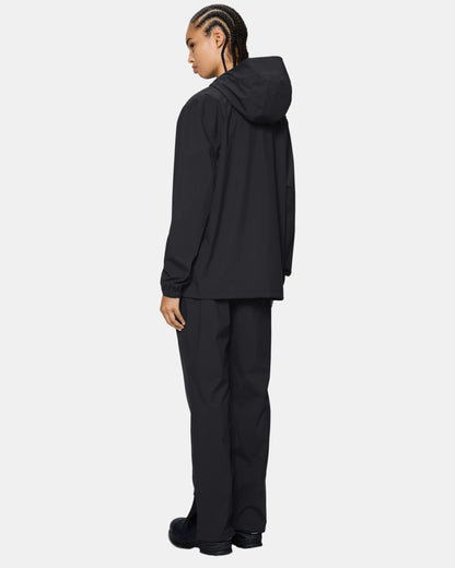 Rains Suva Hardshell Pocket Jacket - 01 Black | CHO | Designer Unisex Jackets
