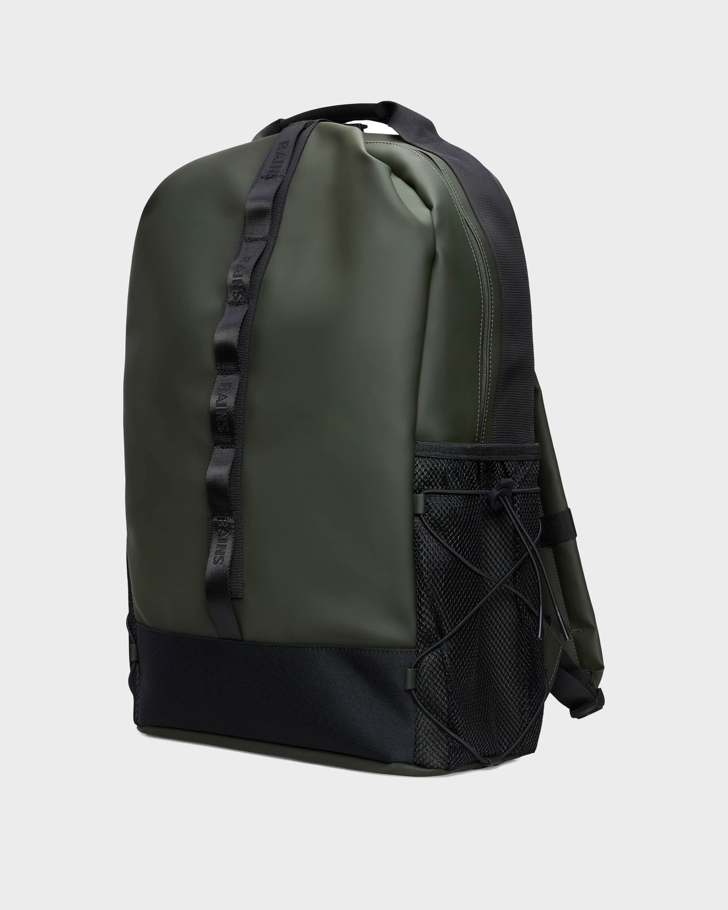 Rains Trail Clip Front Backpack - 03 Green | CHO | Designer Unisex Bags