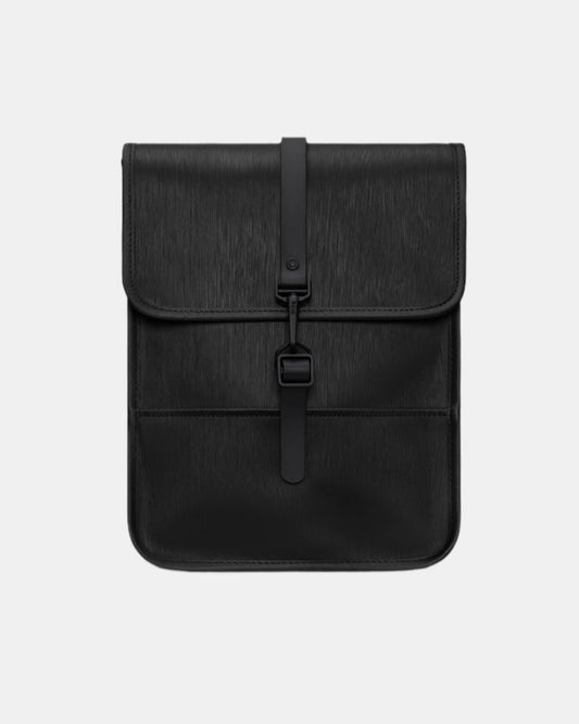 Rains Unisex Backpack Micro - 84 Black Grain