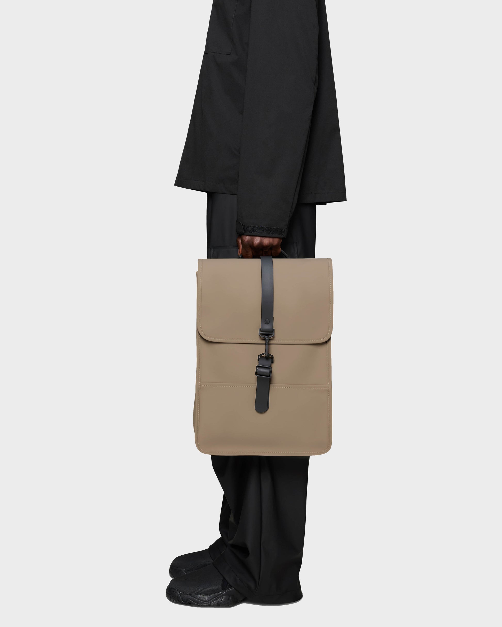 Rains Unisex Backpack Mini - 133 Beige | CHO | Designer Unisex Bags