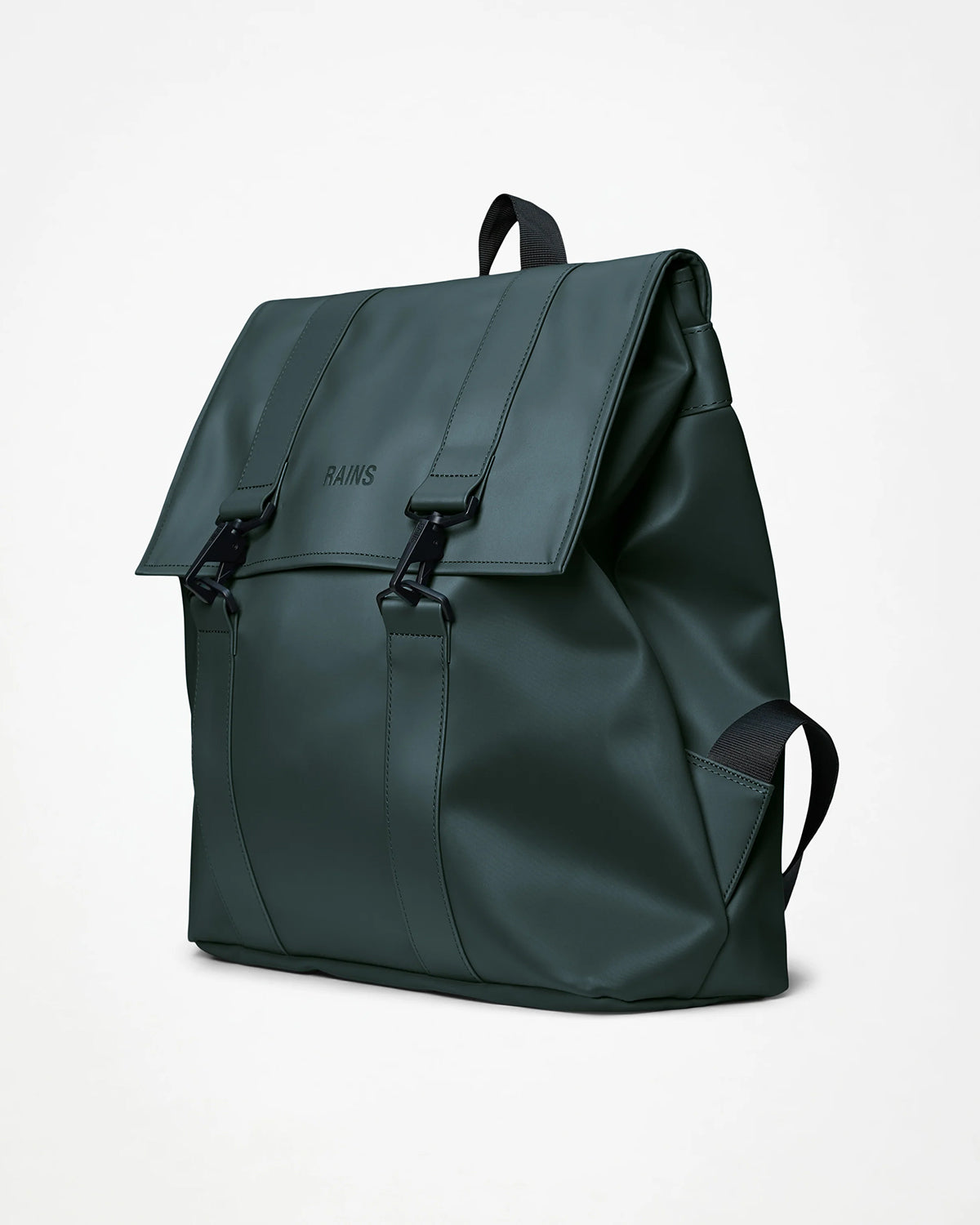 side of a Rains Unisex MSN Bag in 175 Mystique