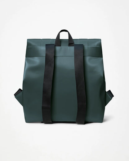 back of a Rains Unisex MSN Bag in 175 Mystique
