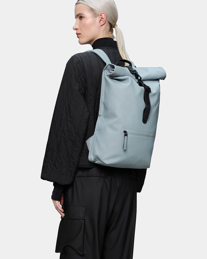 Rains Unisex Rolltop Rucksack - Pool 147