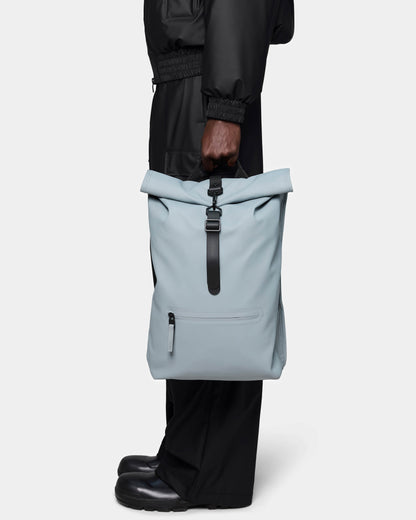 Rains Unisex Rolltop Rucksack - Pool 147
