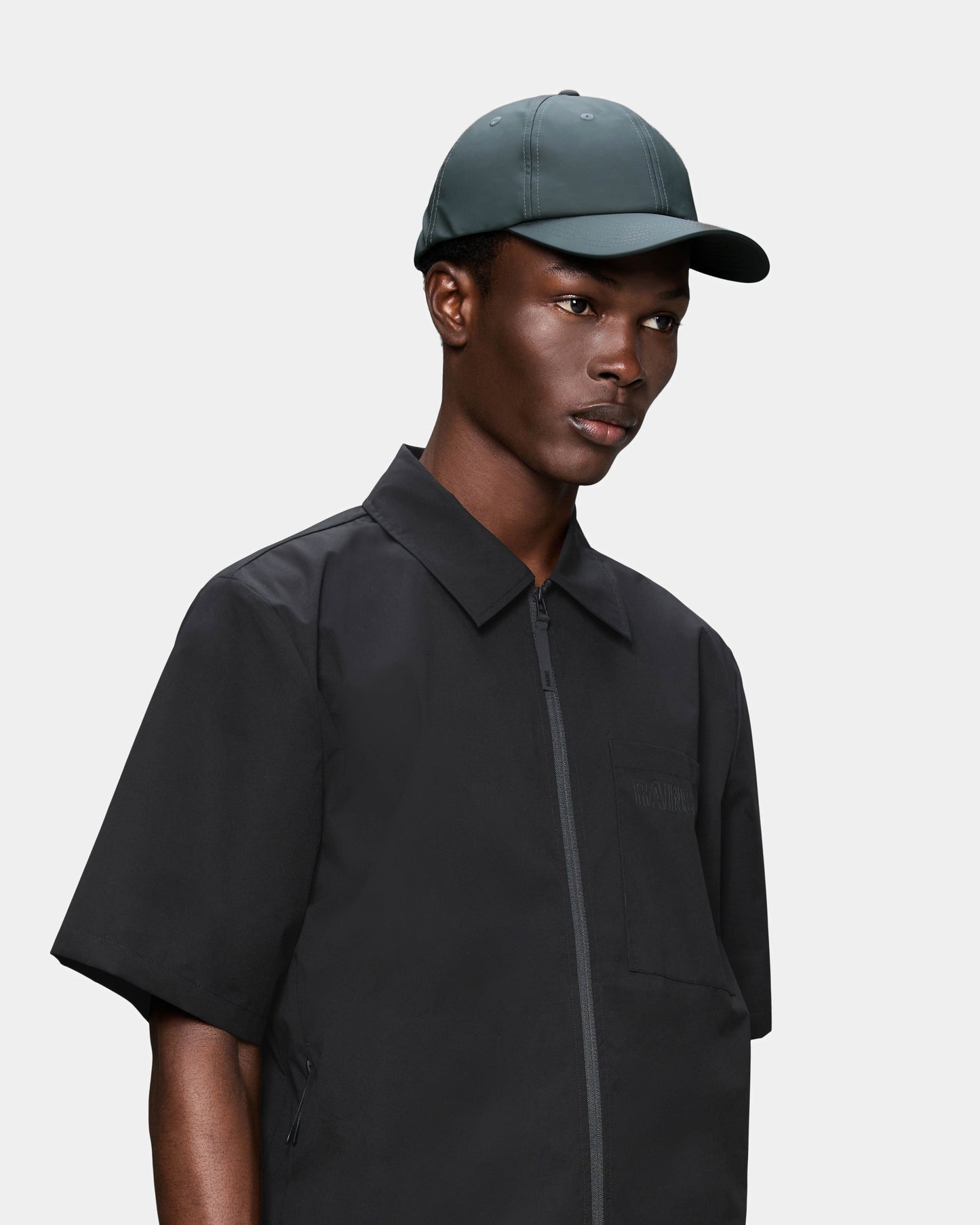 Rains Waterproof Six Panel Cap - 153 Dark Grey