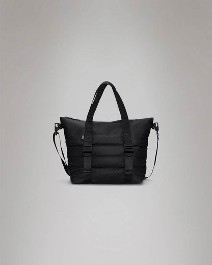 Rains Puffer Mix Tote Bag Mini  - 01 Black