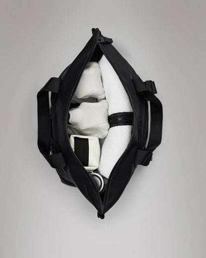 Rains Puffer Mix Tote Bag Mini  - 01 Black