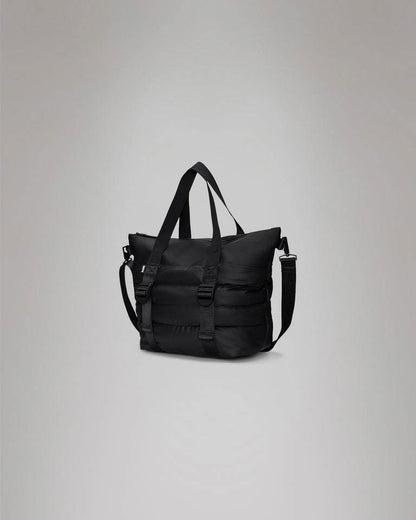 Rains Puffer Mix Tote Bag Mini  - 01 Black