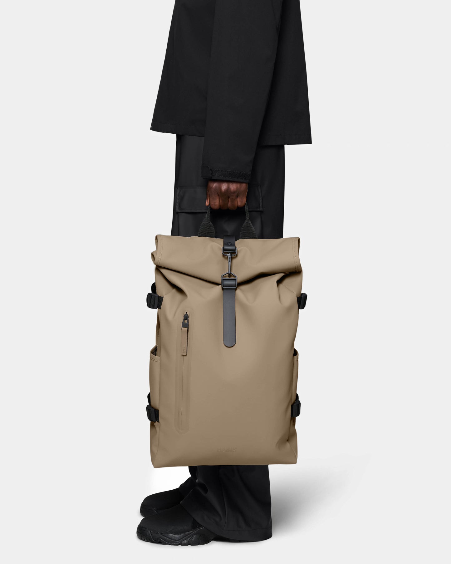 Rains Rolltop Rucksack Large - Beige 133