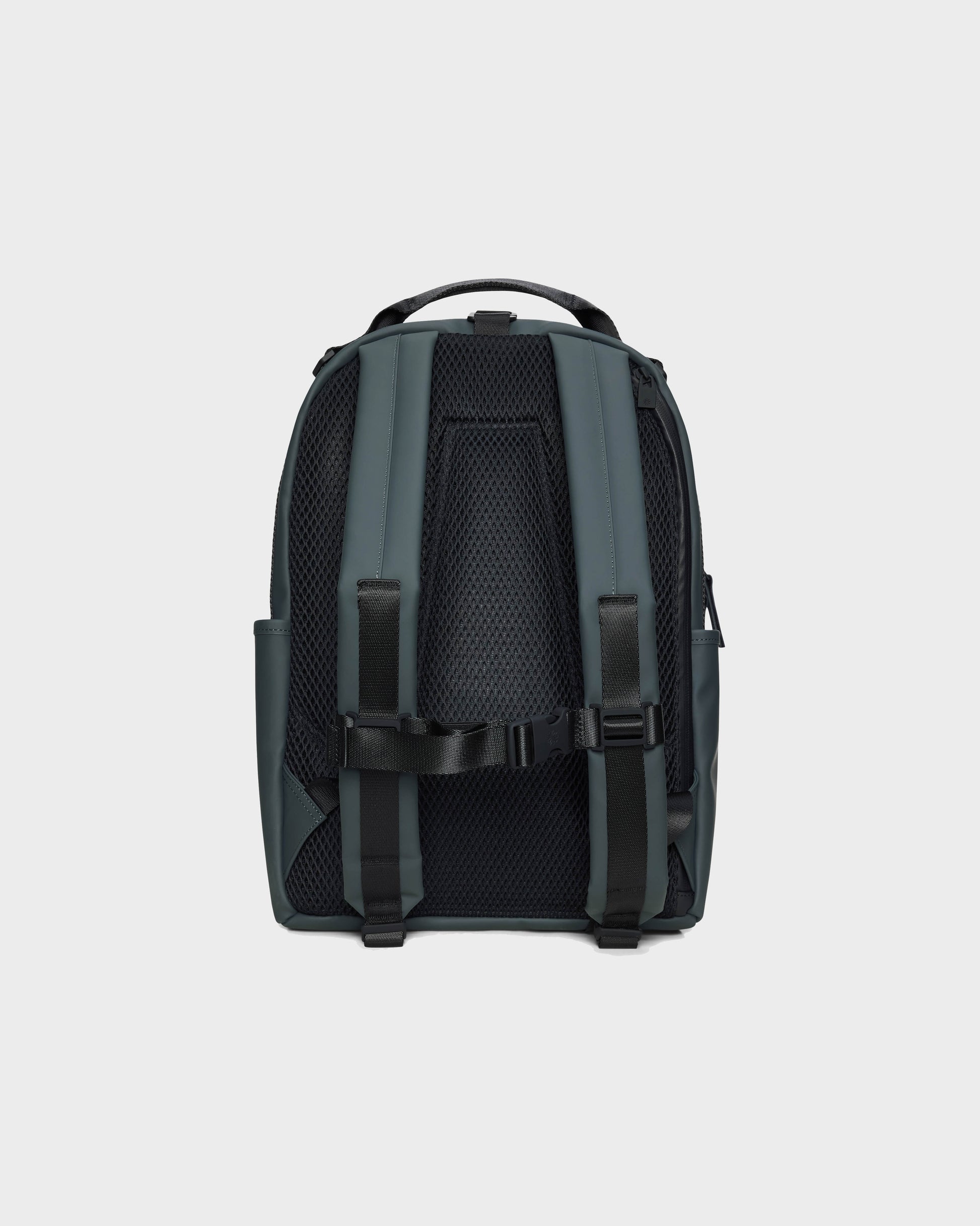 Rains Clip Front Backpack - 153 Dark Grey | CHO | Designer Unisex Bags