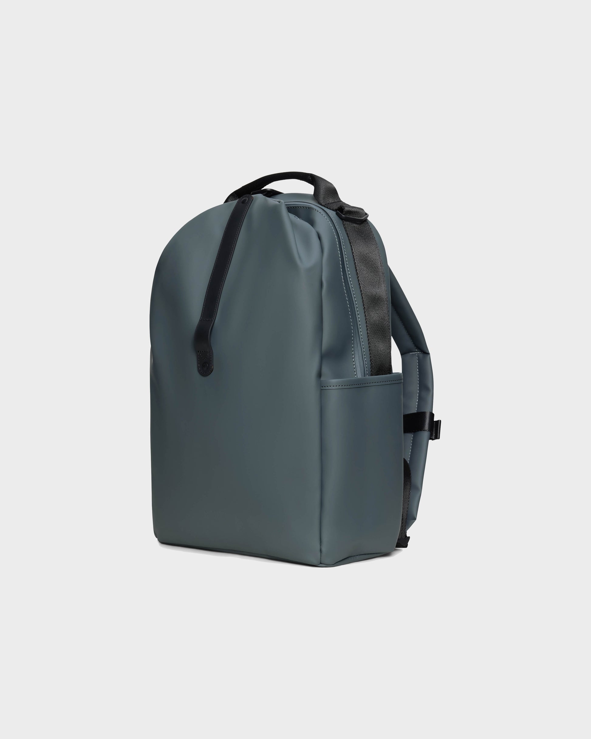 Rains Clip Front Backpack - 153 Dark Grey | CHO | Designer Unisex Bags
