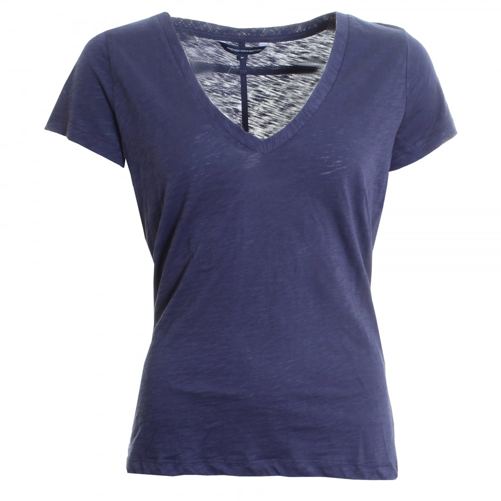 Fresh Slub Jersey Short Sleeve Round-Neck Womens Top