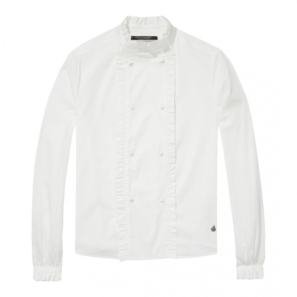 Maison Scotch Double Breasted Womens Shirt