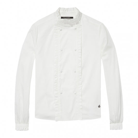 Maison Scotch Double Breasted Womens Shirt