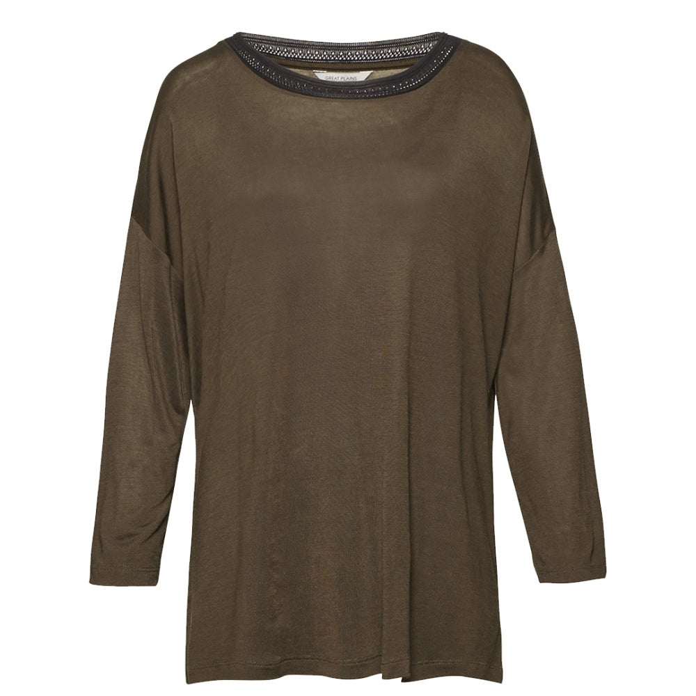 Great Plains Maria Jersey Long Sleeve Womens Top