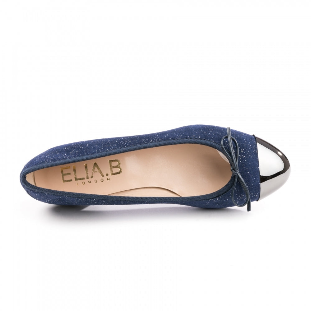 Elia B Golden Eye Womens Pumps - Bleu