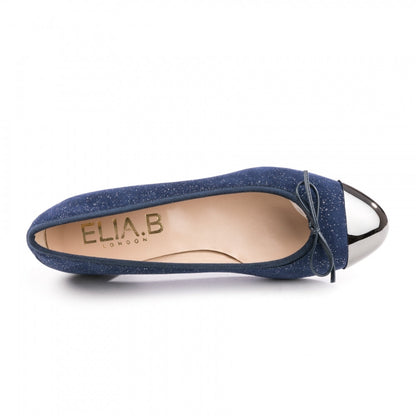 Elia B Golden Eye Womens Pumps - Bleu